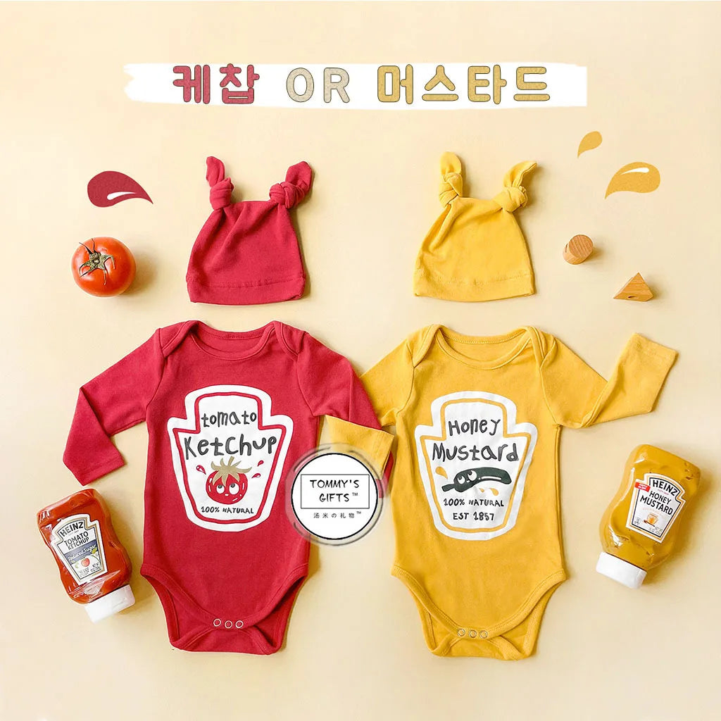 Grenouillère enfant Ketchup Moutarde