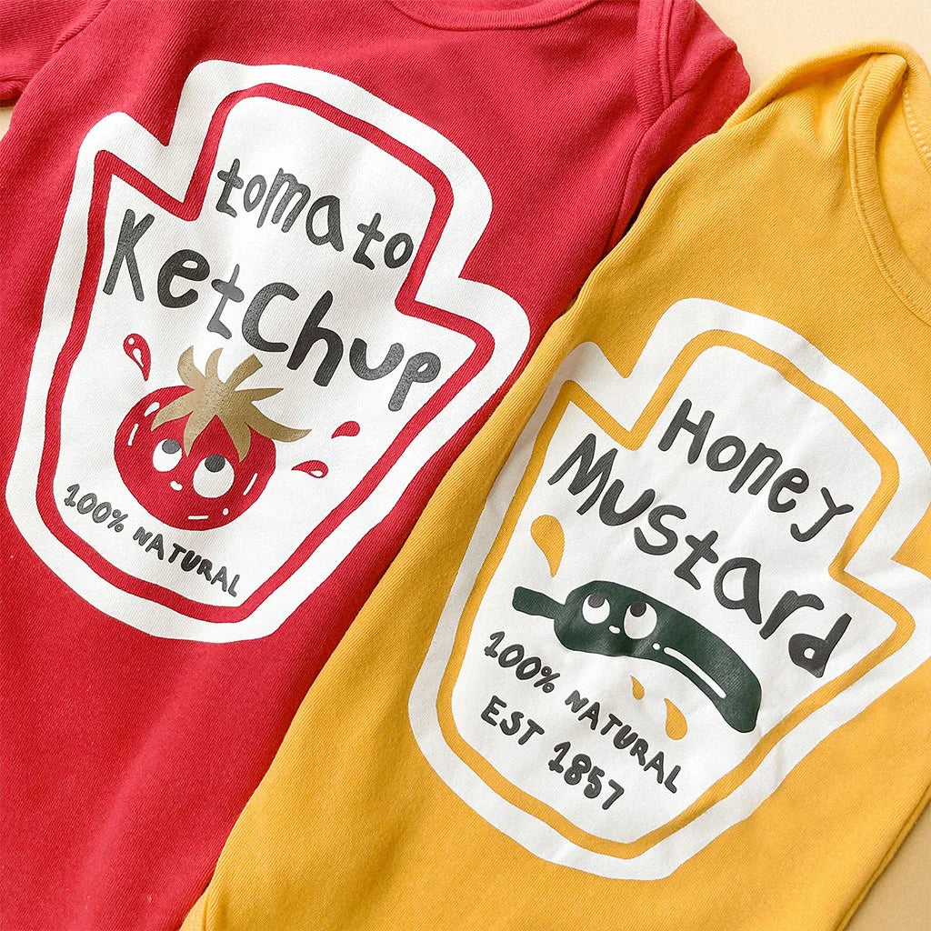 Grenouillère enfant Ketchup Moutarde