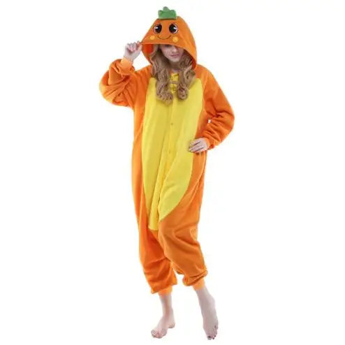 grenouillère adulte pyjama carottes