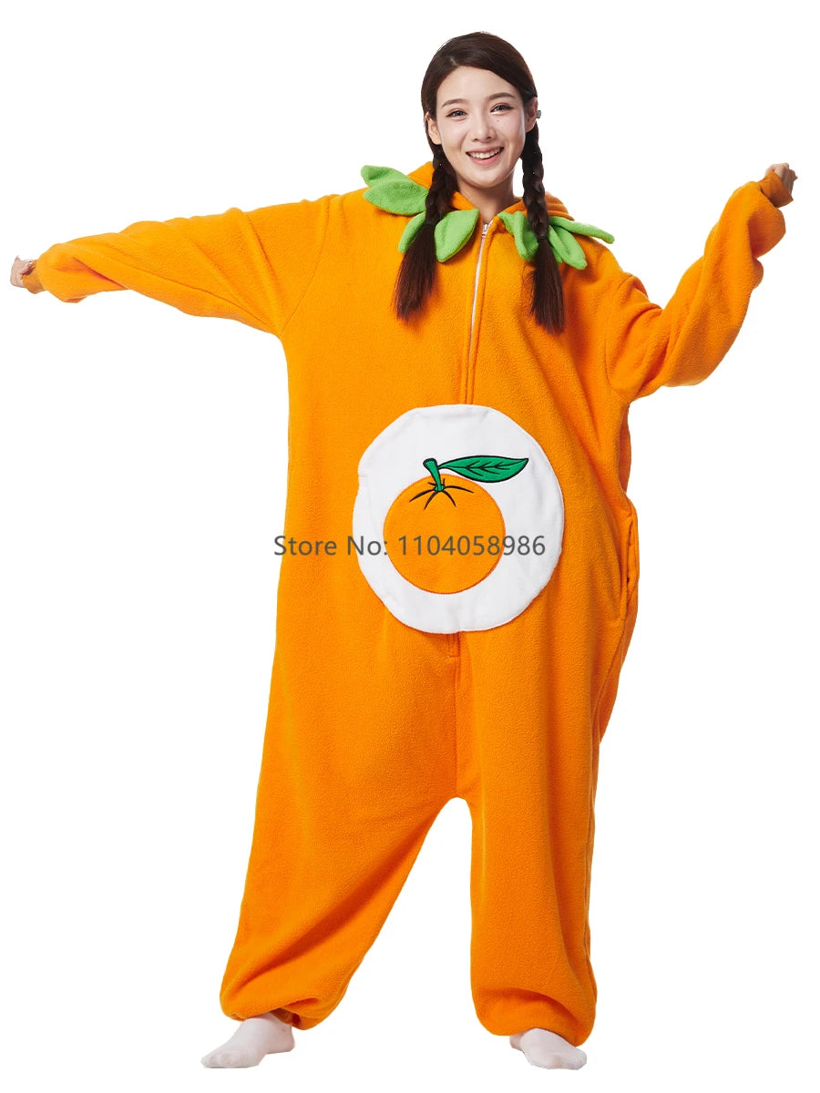 grenouillère adulte orange pas cher