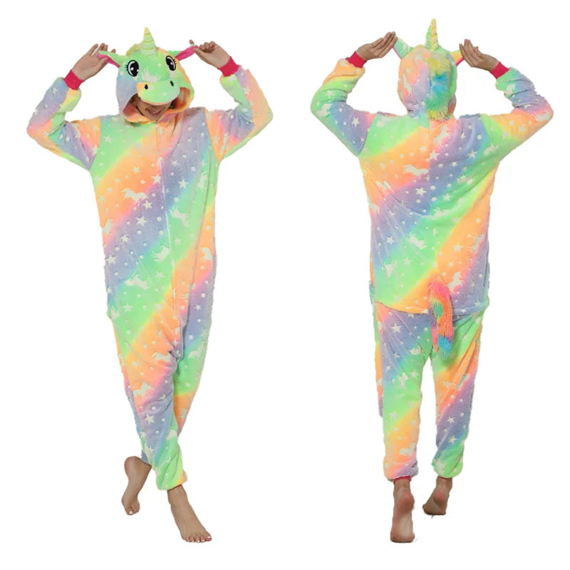 grenouillère femme pyjama arc-en-ciel