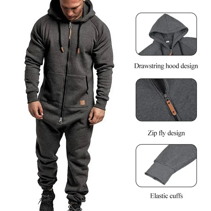 grenouillère homme à capuche