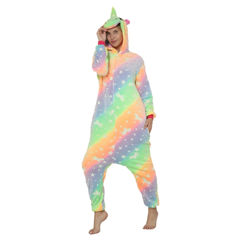 grenouillère femme pyjama arc-en-ciel