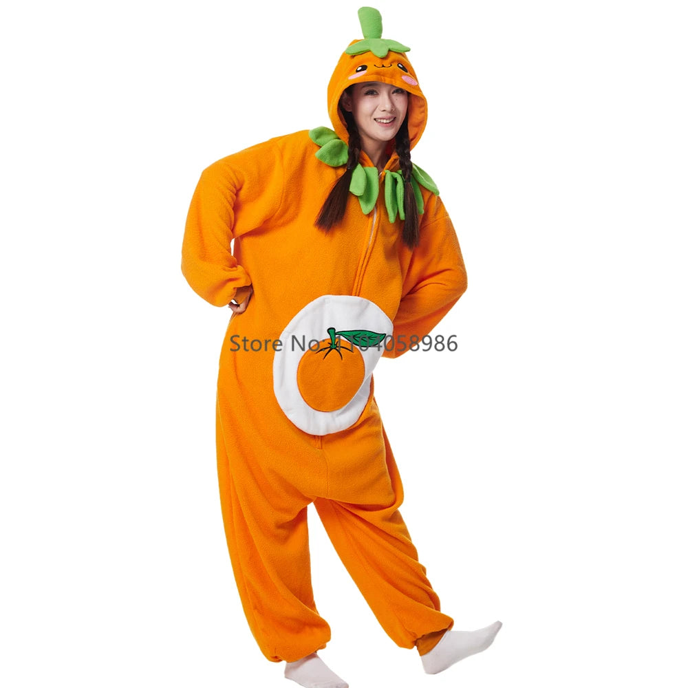 grenouillère adulte orange pas cher