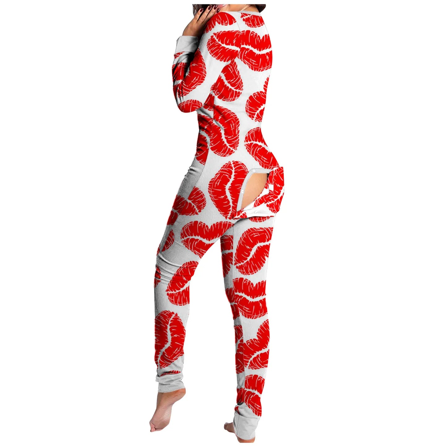 grenouillère 100 de Noël adulte Sexy Rouge
