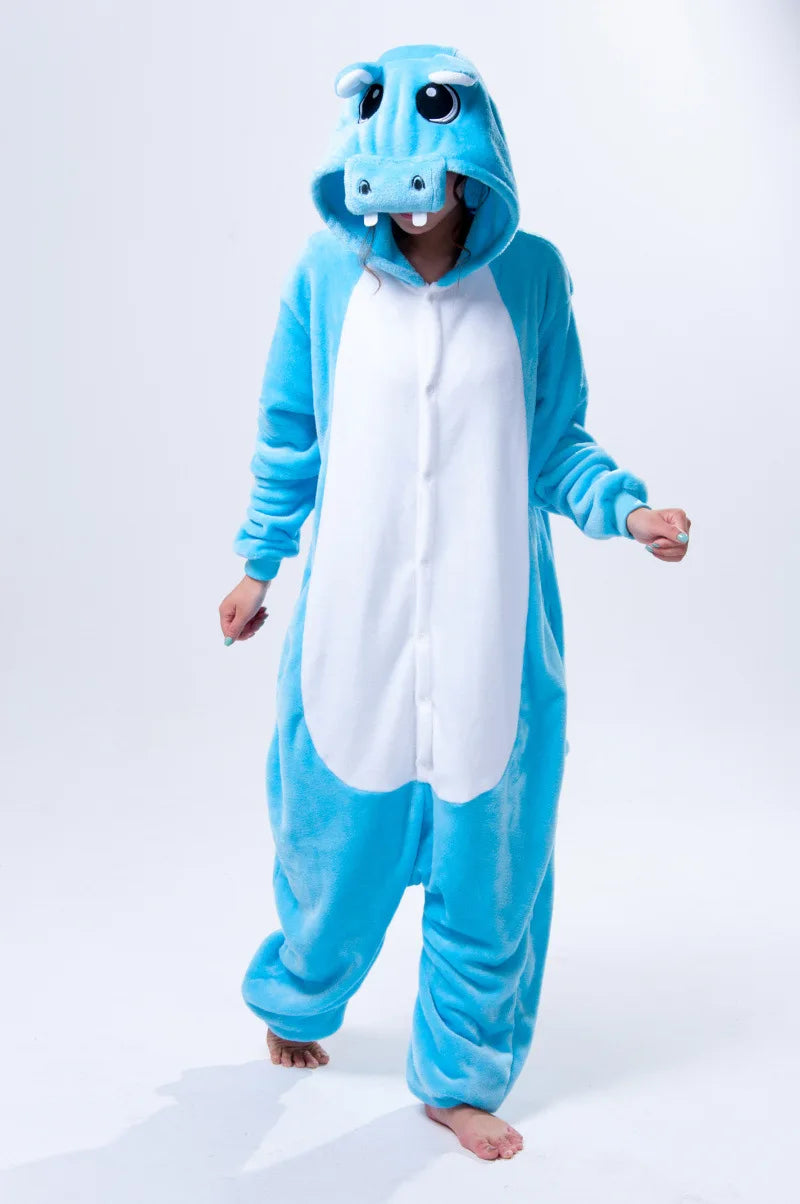 grenouillère pyjama pilou hippopotame