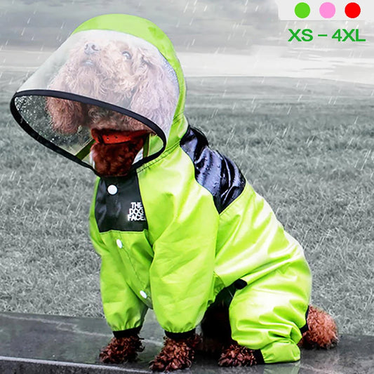grenouillère chien imper Vert