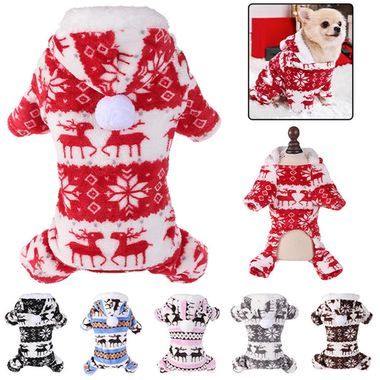 grenouillère chien Noel Polaire